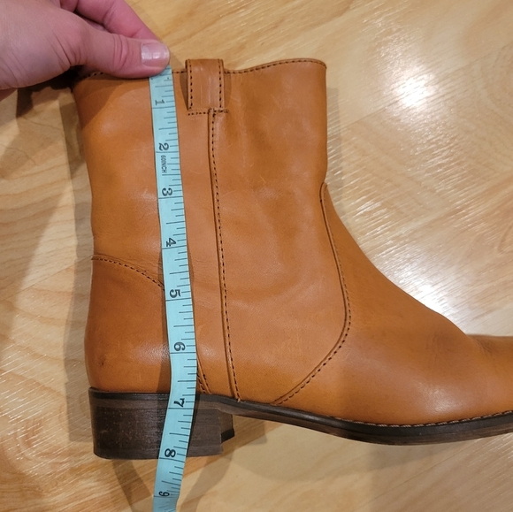 J. Crew Women's Leather Ankle Boots Size 7.5 - Picture 10 of 11